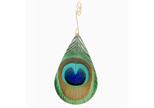  Green Tree Jewelry Peacock Feather Ornament 