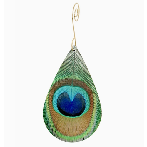  Green Tree Jewelry Peacock Feather Ornament 