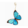 Green Tree Jewelry Blue Butterfly Ornament