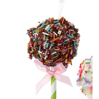 Popcorn Lollipop Ornament
