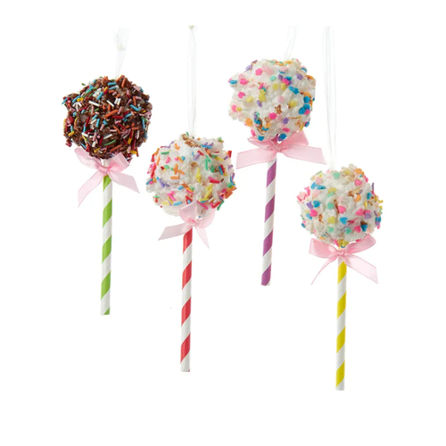  Kurt Adler Popcorn Lollipop Ornament 