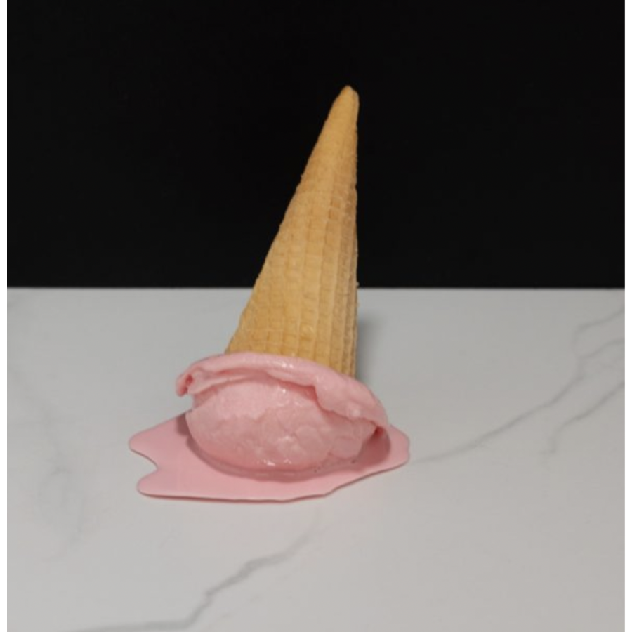 Fake Melting Ice Cream Cone