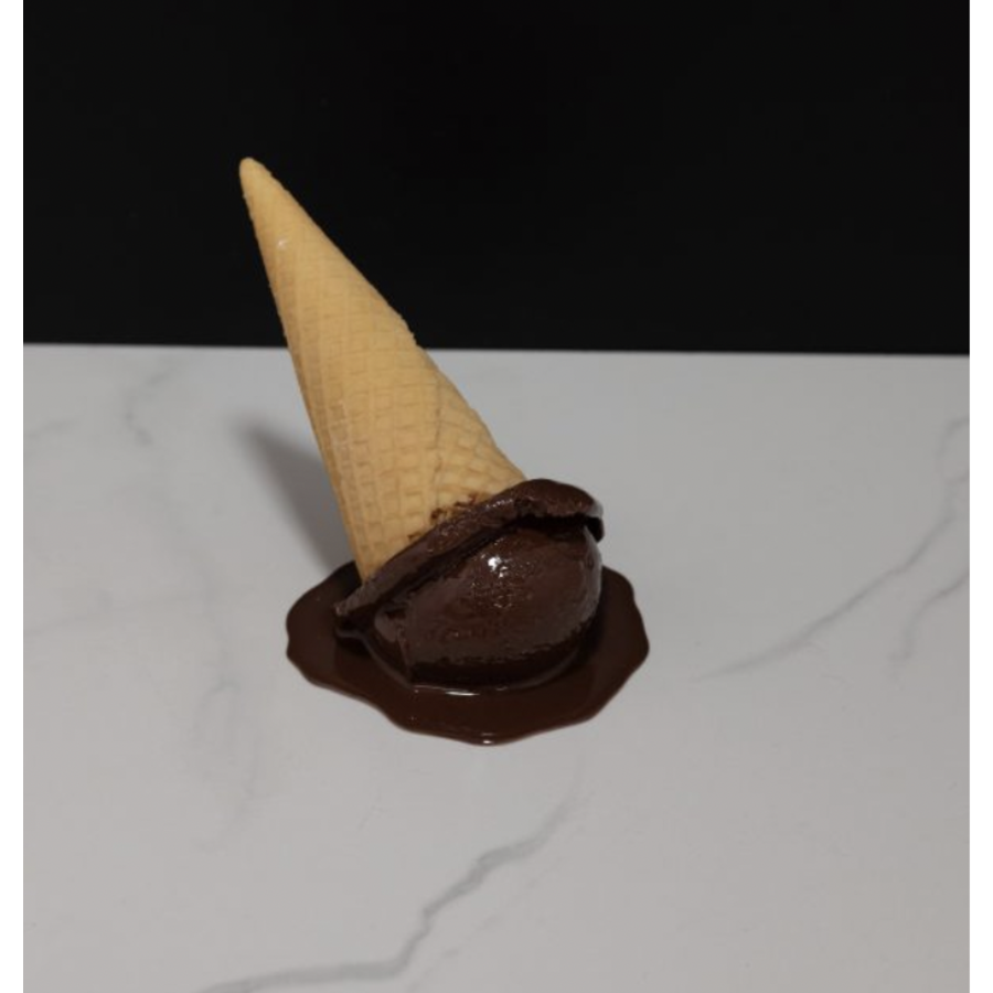 Fake Melting Ice Cream Cone