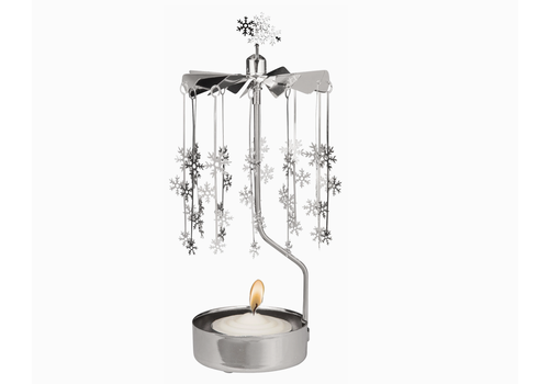  Talla Imports Rotary Candle Holder Small Snowflakes 