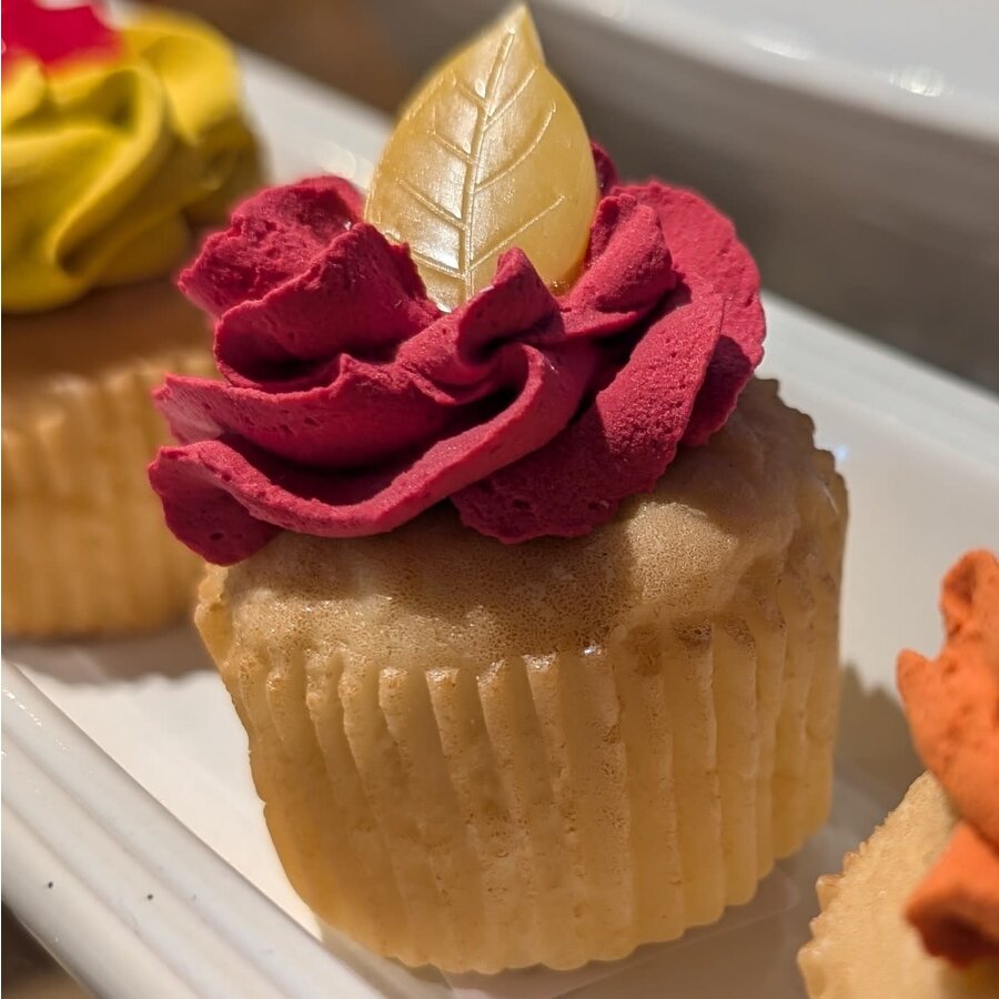 Mini Fake Fall Cupcake