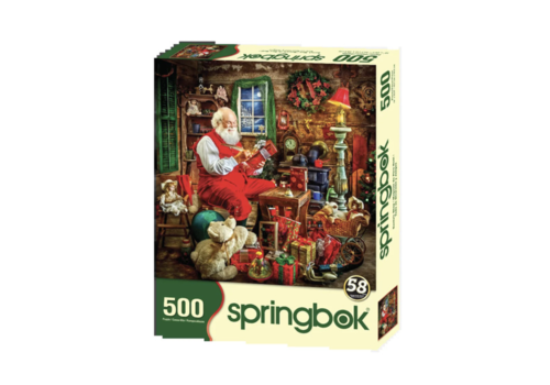  Springbok Santa's Shop Puzzle 500 PC 