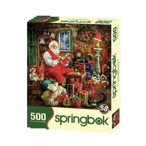  Springbok Santa's Shop Puzzle 500 PC 