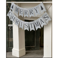 Merry Christmas Garland Duo