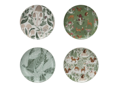 Creative Co-Op 8" Stoneware Plate 