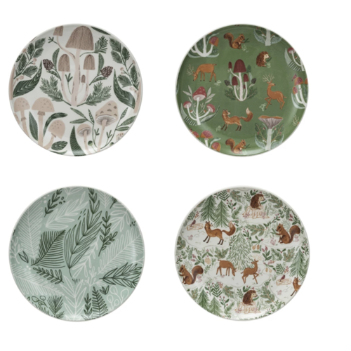  Creative Co-Op 8" Stoneware Plate 