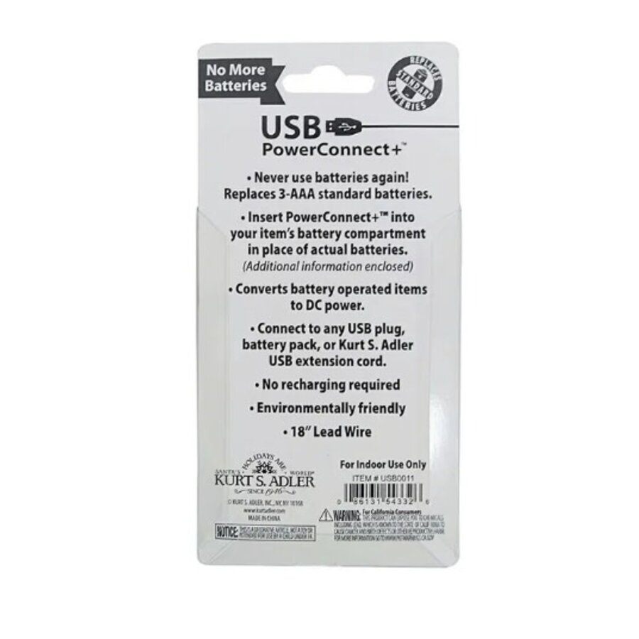 USB PowerConnect+™ 3 “AAA“ Converter