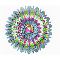 Gazing Mandala Wind Spinner with TAIL