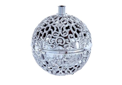 Kurt Adler Silver Chirping Bird with Sensor Ornament 