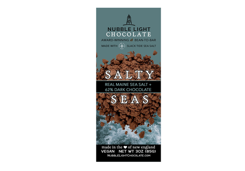 Nubble Light Candle Salty Seas 3 oz. Chocolate Bar 