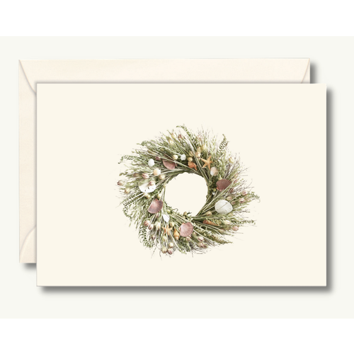  Earth sky water Seaside Wreath Boxed Notecards 