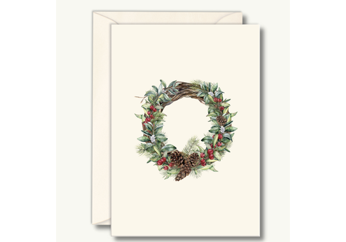  Earth sky water Winter Wreath Boxed Note Cards 