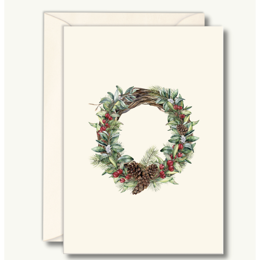 Winter Wreath Boxed Note Cards
