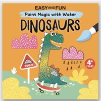 Easy and Fun Paint Magic with Water: Dinosaurs