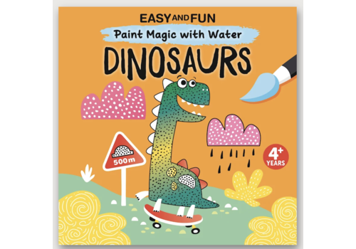  Fox Chapel Publishing Easy and Fun Paint Magic with Water: Dinosaurs 