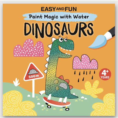  Fox Chapel Publishing Easy and Fun Paint Magic with Water: Dinosaurs 