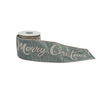 Melrose International, LLC 4" Merry Xmas Wired Ribbon