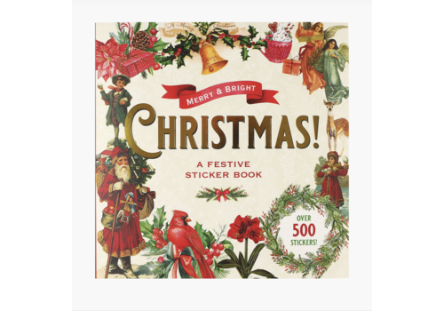  Peter Pauper Press Merry & Bright Christmas! A Festive Sticker Book 