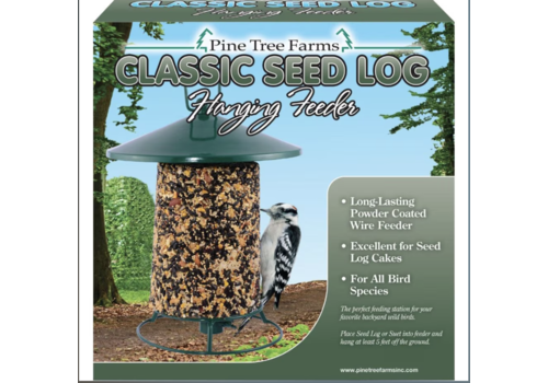  Bradley Caldwell, Inc Pine Tree Farm Classic Seed Log Hanging Feeder 