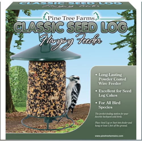  Bradley Caldwell, Inc Pine Tree Farm Classic Seed Log Hanging Feeder 