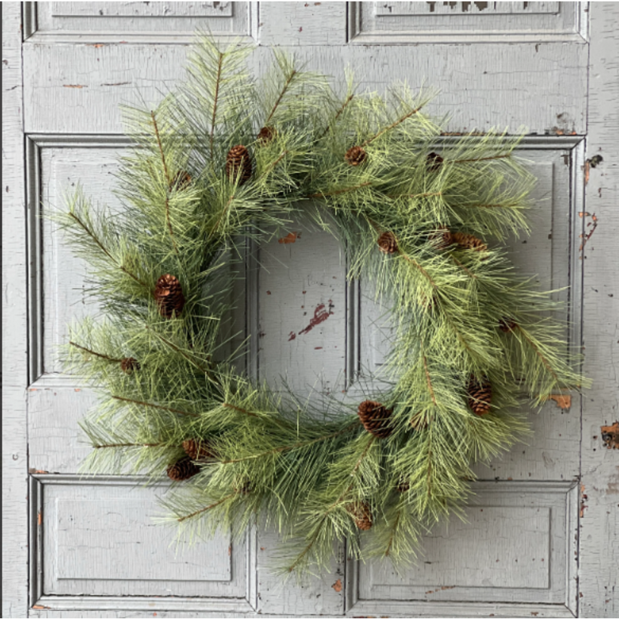 24" Southern Pine Wreath