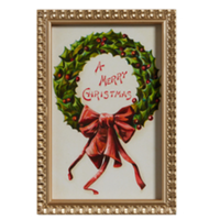 Vintage Christmas Framed Wall Art