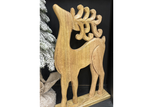  Wholesale Home Decor Mangowood Reindeer 