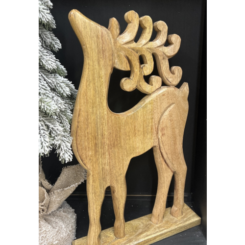  Wholesale Home Decor Mangowood Reindeer 