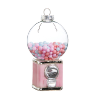 Pink Gumball Machine Ornament 5"