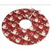 Red Retro Santa Tree Skirt 24"