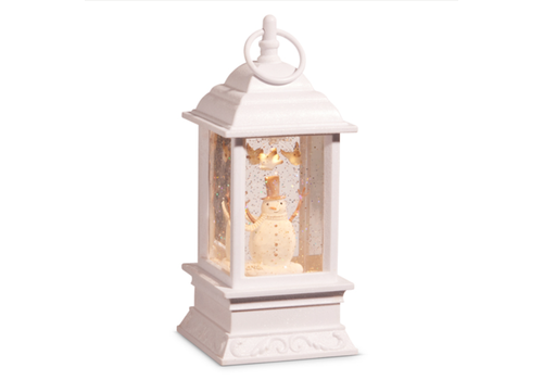  Snowman Water Lantern 9.25" 