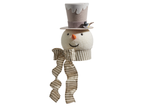  Whimsical Snowman Tree Topper 16" 
