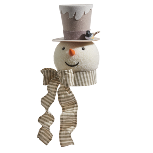  Whimsical Snowman Tree Topper 16" 