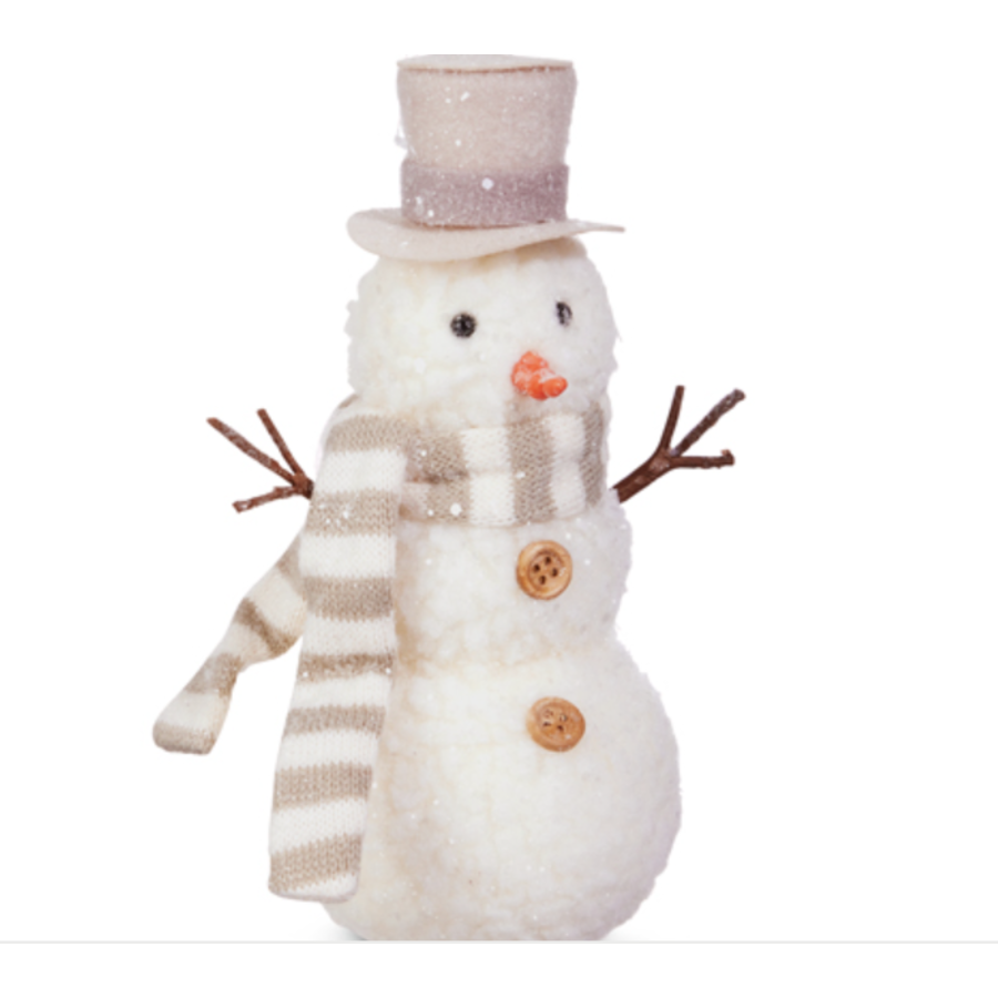 Whimsical Snowman Ornament 7"