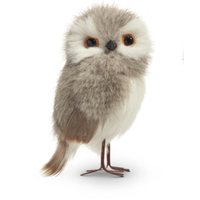 Grey Owl Ornament 4.5"