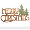 Merry Christmas Wall Sign 38"