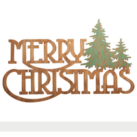Merry Christmas Wall Sign 38"