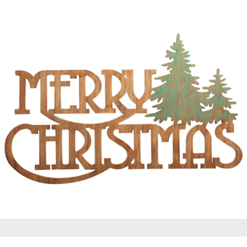  Merry Christmas Wall Sign 38" 
