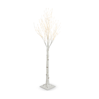 5.5' Lighted Birch Tree