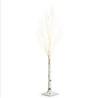 4' Lighted Birch Tree with Fairy Lights