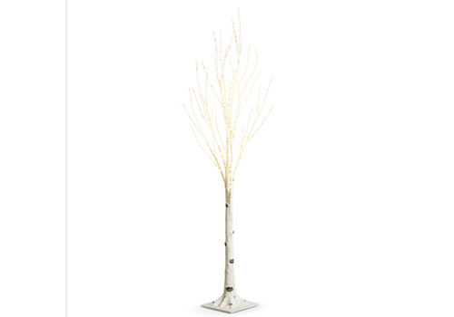  4' Lighted Birch Tree with Fairy Lights 