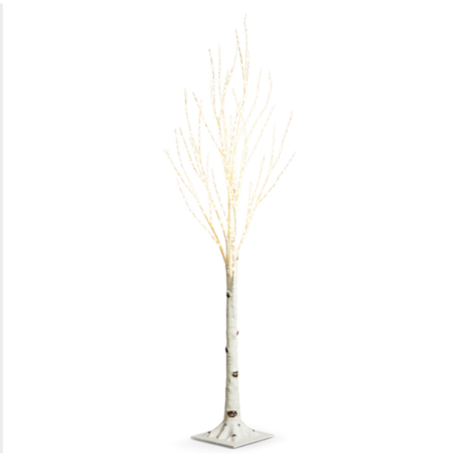 4' Lighted Birch Tree with Fairy Lights