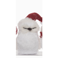 Foam Sisal Fuzzy Winter Owl