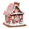 Lighted Peppermint GB House 7"
