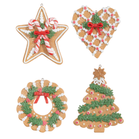 Holiday Gingerbread Ornament 5"