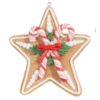 Holiday Gingerbread Ornament 5"